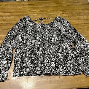 Peach love baby doll top